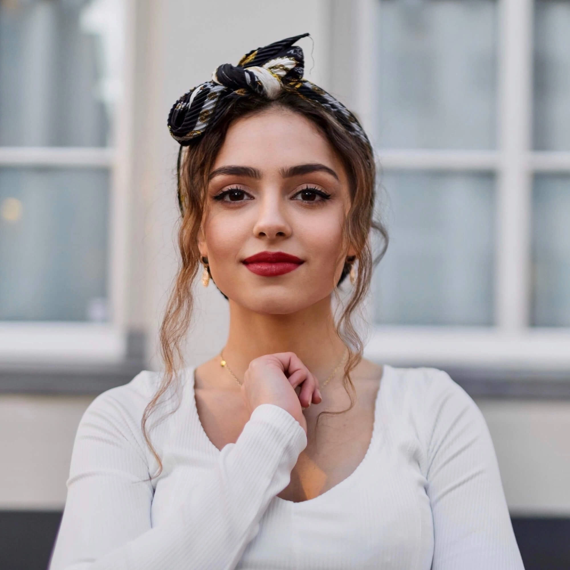 Portrait of a woman in soft natural lighting
