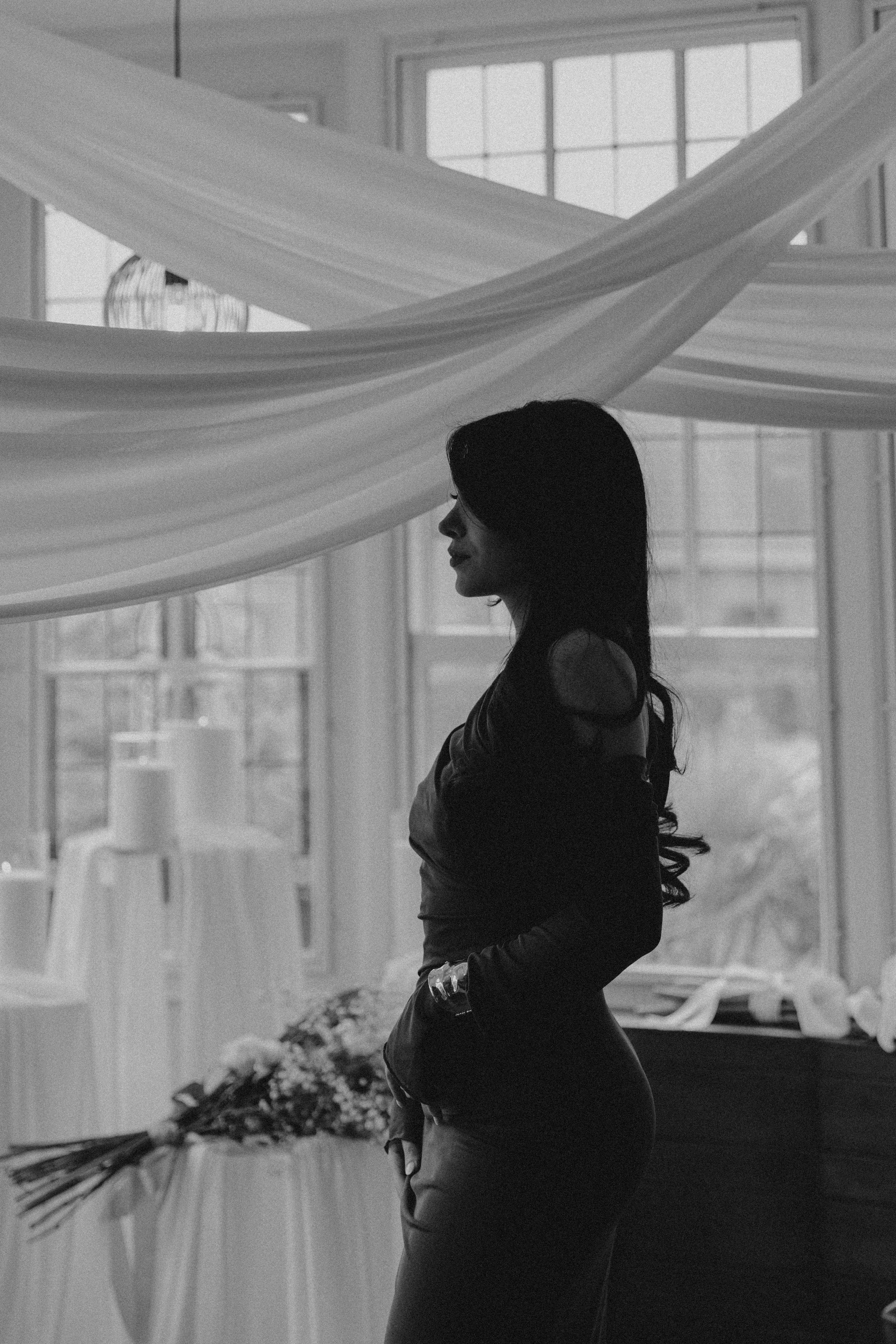 Bridal portrait close up